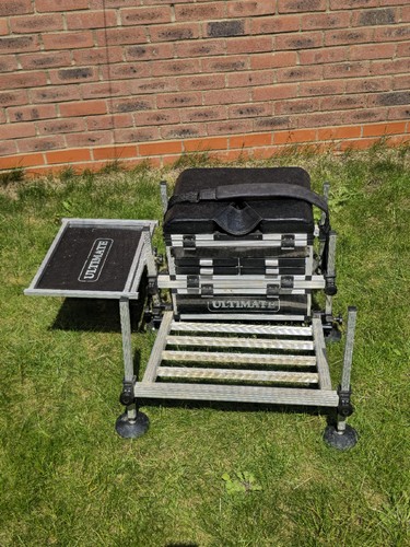 Fishing seat box with