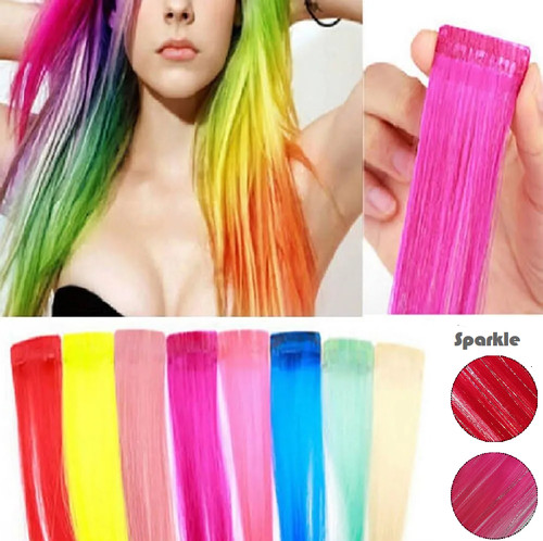 Clip in long hair - long,
