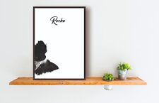 Border Collie Sheep Dog personalised print poster wall art peeper gift present 2