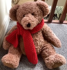 Fraser Bear 2002 With Red Scarf, Collectors Bear