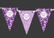 Cadbury Purple Vintage Damask