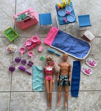 Vintage 90s Camping Barbie And