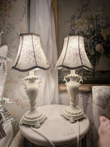 Cream shabby chic pair ditsy - chic,