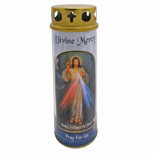 Religious pillar candle and - pillar,