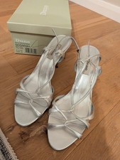 Dune Metallic Silver Strappy