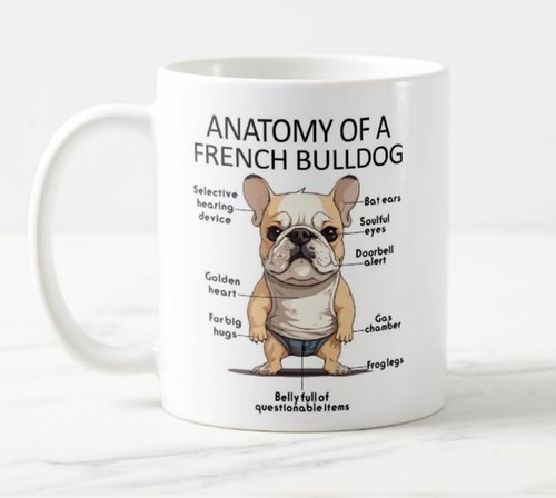 Anatomy french bulldog - of,