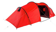 Pro Action Tunnel Camping Tent 6 Person 3 Room Polyester Fire Retardant USED
