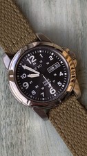 Seiko V158 0AD0 Mens Military