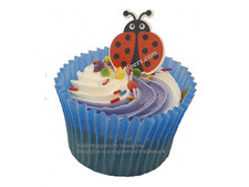 18 EDIBLE WAFER LADYBIRD