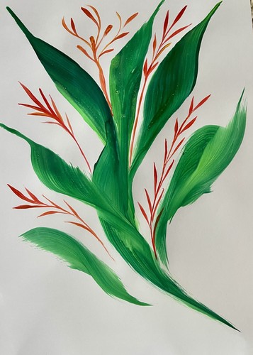Modern abstract painting - abstract,