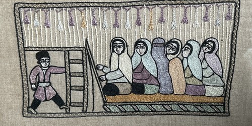 Persian mid century silk - mid,