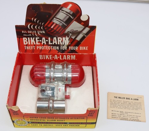 Vintage miller bike - vintage, alarm