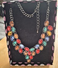 Multi Coloured Statement Necklace