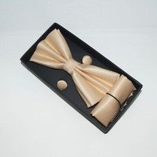 Mens Boxed BOW Tie Cufflinks