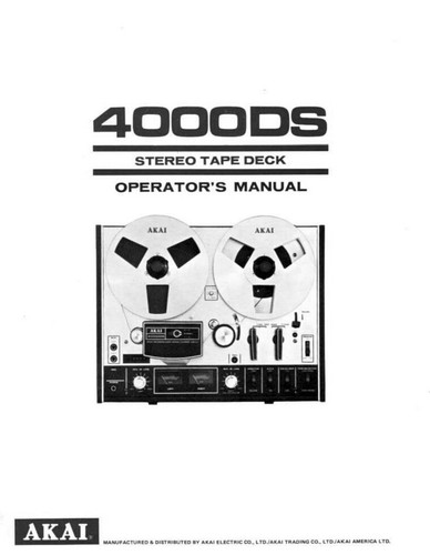 Akai 4000ds tape deck owners - akai,