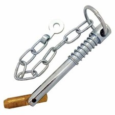 ZINC PLATED SWORD PIN AND