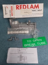 Redlam Break Glass Emergency Door Handle Pannic Bolt MK1 New 
