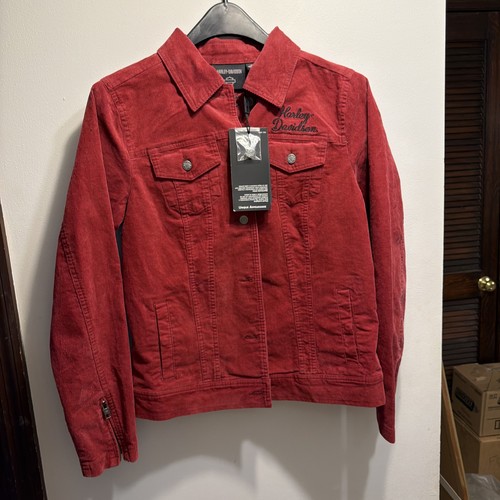Harley davidson red corduroy - harley-davidson,