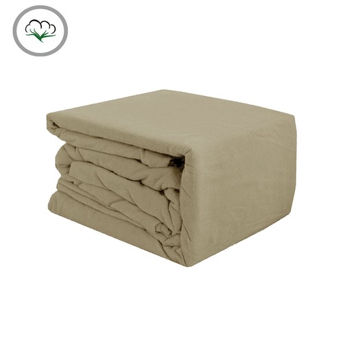 100 cotton flannelette sheet - cotton,