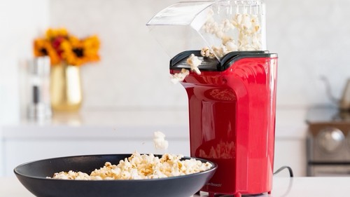 Popcorn maker home made - popcorn,