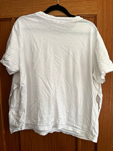 Mama maternity white crew - maternity,