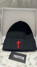 Black and red  Trapstar Beanie Winter Hat One Size Brand New Never Worn
