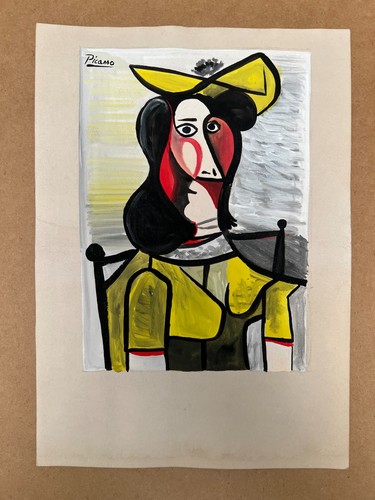 Pablo picasso drawing paper - pablo, on
