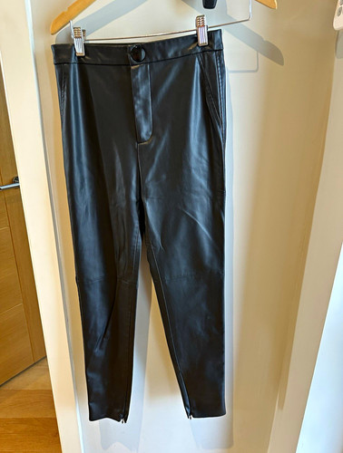 Zara black faux - zara,