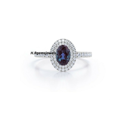Alexandrite ring color - alexandrite,