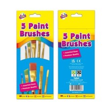 5pc Kids Paint Brushes Set