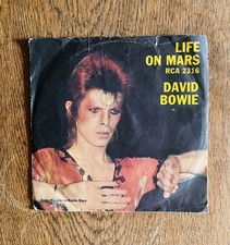 David Bowie LIFE ON MARS Rare 1st 7" Vinyl Record 1971 Man Who Sold The World