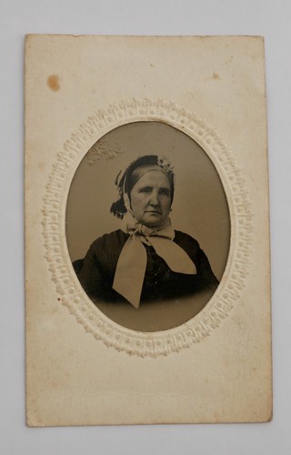 Cdv tintype image - image, a