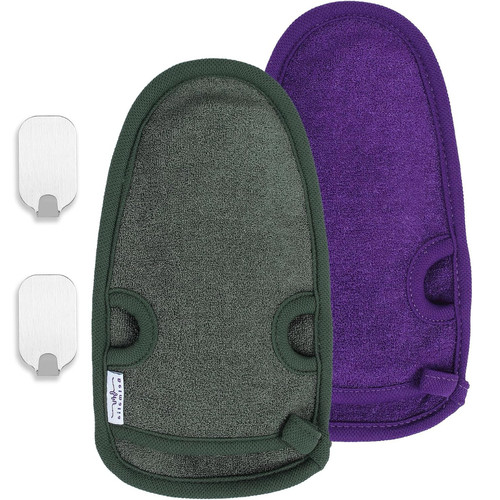 Natural exfoliating gloves - exfoliating,