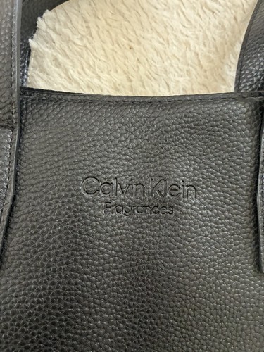 Calvin klein black leather - klein,