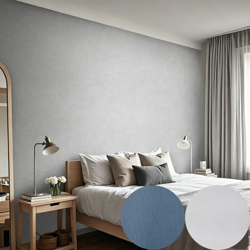 Thick matte plain - plain, linen