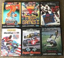 Sega Mega Drive Games Bundle, 6x Boxed Games All Tested & Working - Value Joblot