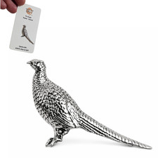Pheasant Pin Badge Pewter