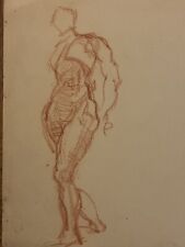 Manner Of Keith Vaughan - Red Chalk Sketches Early / Mid 20th C Modern British