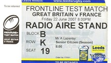 Ticket - Great Britain v