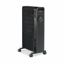 Igenix Digital Oil Filled Radiator 2.5kW 13 Fin Electric Heater Black IG2626BL
