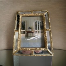 Bevelled Mirror Photgraph Frame Antique Style VGC ?