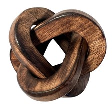 Rustic Wooden 3-Link Knot