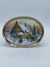Davenport Pottery Limited Edition Bringing Home The Tree Collectors Plate