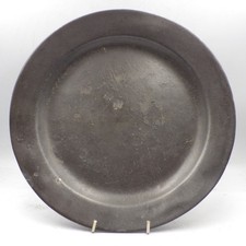 ANTIQUE 18th Century 9" PEWTER