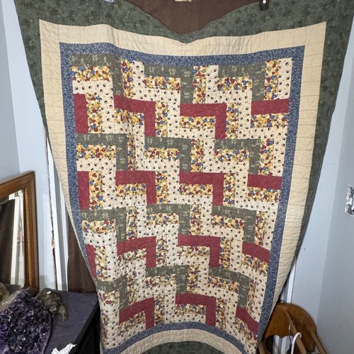 Vintage patchwork log - patchwork,