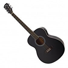 Student Left Handed Electro Acoustic Guitar by Gear4music Black