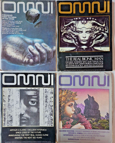 Vintage omni magazine lot - omni, 4