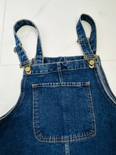 LADIES PRIMARK 'DENIM CO' BLUE DENIM PINAFORE DRESS SIZE : 10 -WORN ONCE PERFECT