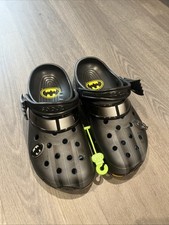 Crocs x Batman Batmobile Classic Black Clog Mens UK Size 11