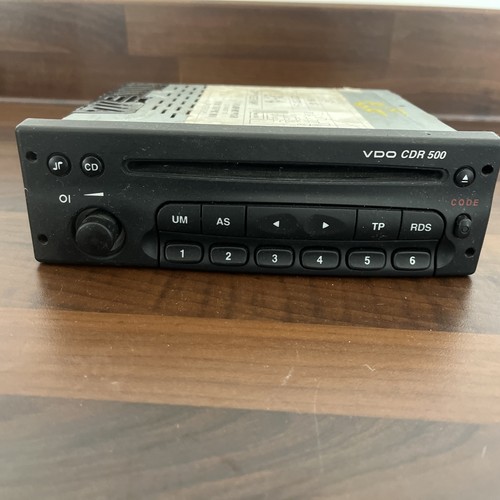 Vauxhall vdo cdr 500 car - vdo,